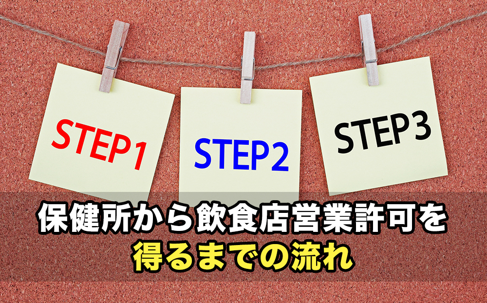 保健所から飲食店営業許可を得るまでの流れ